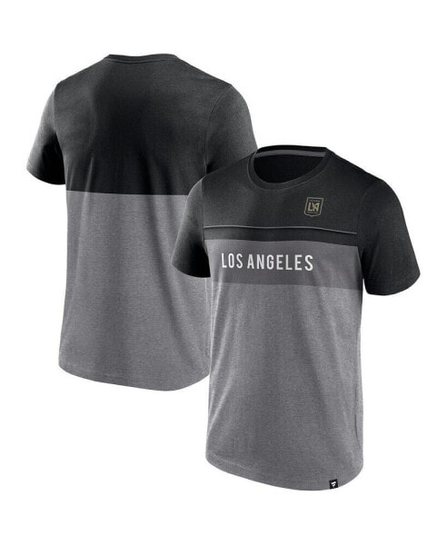 Men's Black, Gray LAFC Striking Distance T-shirt