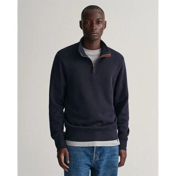 GANT Sacker Rib Half Zip Sweater