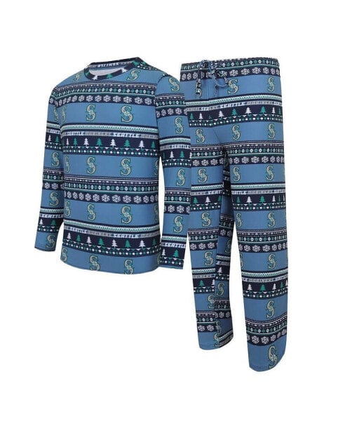 Пижама Concepts Sport мужская в полоску с Наутилусом, цвет синий