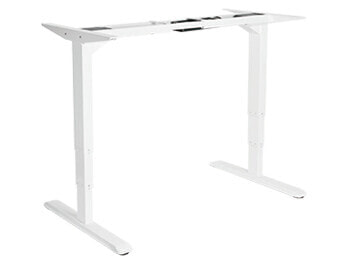 Equip ERGO Electric Sit-Stand Desk Frame - Dual Motor - White - 100 kg - Electric - 38 mm/sec - 2 leg(s) - Plastic,Steel - White