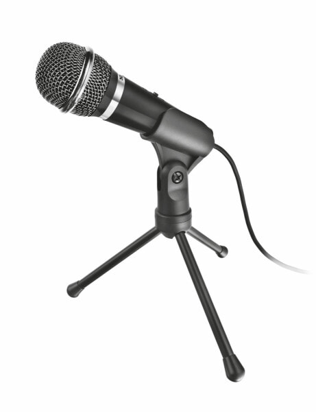 Микрофон Trust 21671 "PC microphone" - Проводной - 3,5 мм (1/8") - Черный - 2,5 м - 147 г