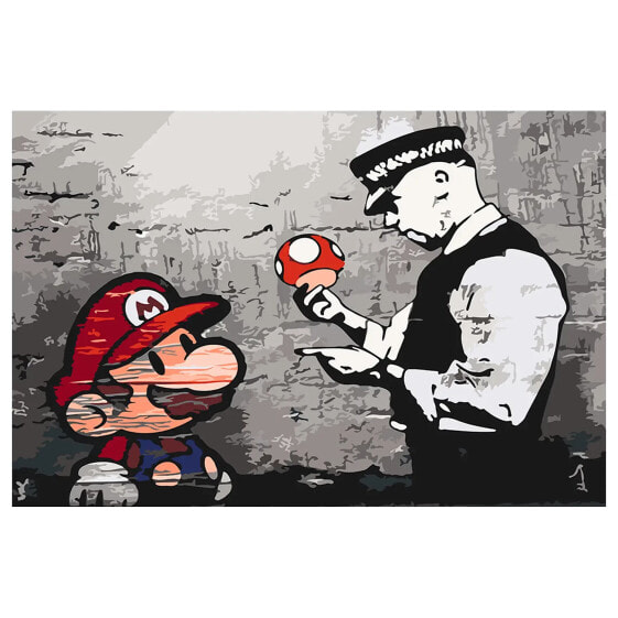 Malen nach Zahlen - Mario (Bansky)