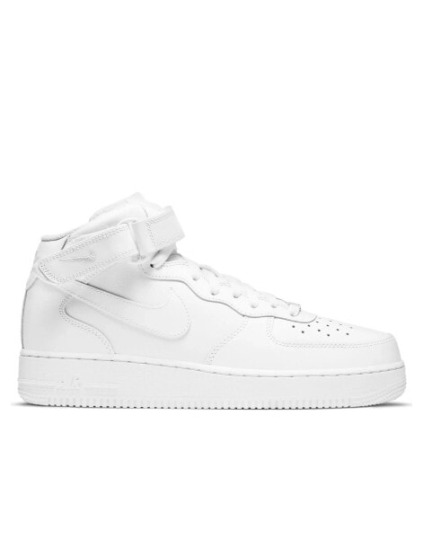 Nike – Air Force 1 Mid '07 – Weiße Sneaker