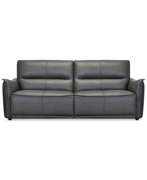 Polner 91" Leather Power Motion Sofa, Created for Macy's
