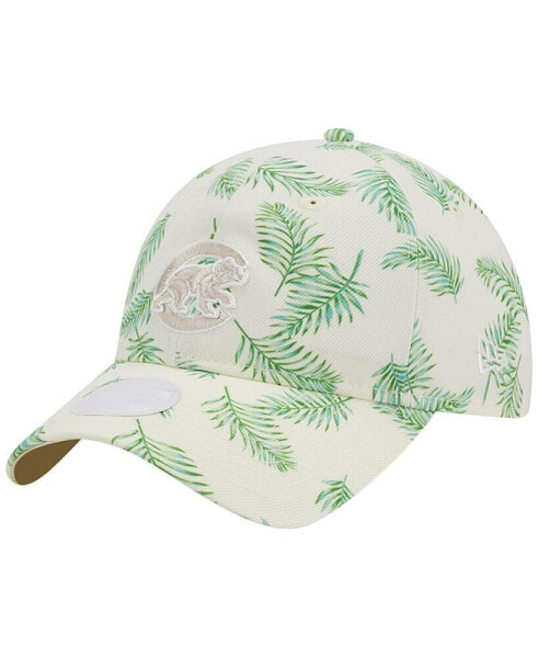 Women's White Chicago Cubs Palms 9TWENTY Adjustable Hat
