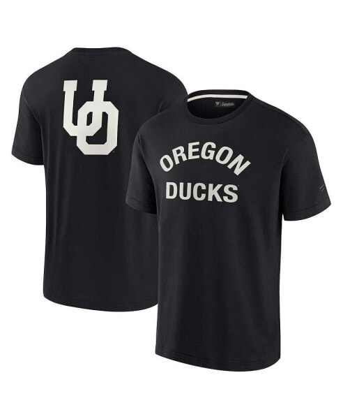 Men's and Women's Black Oregon Ducks Super Soft Short Sleeve T-shirt