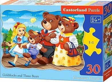 Castorland Puzzle Goldilocks and Three Bears 30 elementów