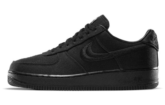 Кроссовки Nike Air Force 1 Low Stussy Black (Черный)