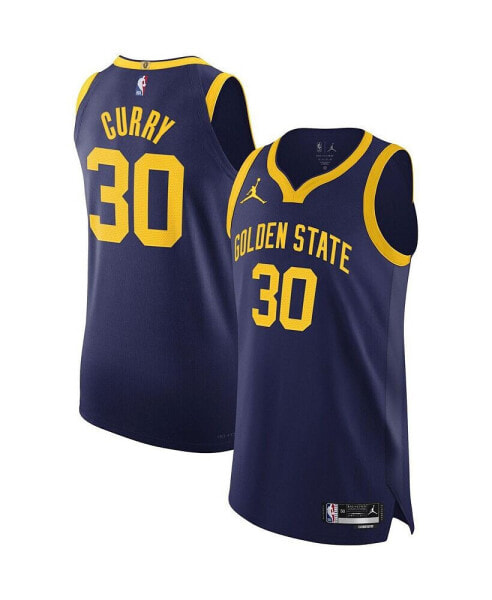 Men's Stephen Curry Royal Golden State Warriors Authentic Player Jersey - Statement Edition