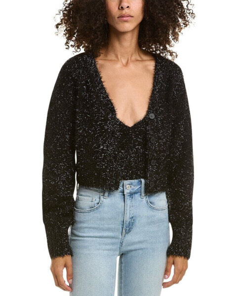 Nicholas 2Pc Maia Tinsel Cardigan Set Women's Black Xs