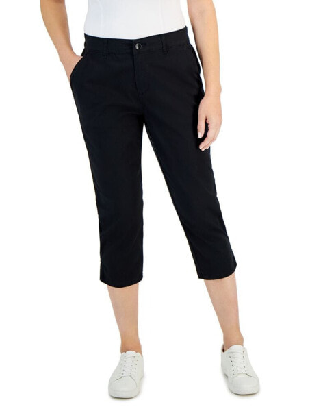 Women's Mid-Rise Comfort Waist Capri Pants, 2-24W, Created for Macy's