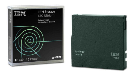 IBM 02XW568 - Blank data tape - LTO - 18000 GB - 45000 GB - Green
