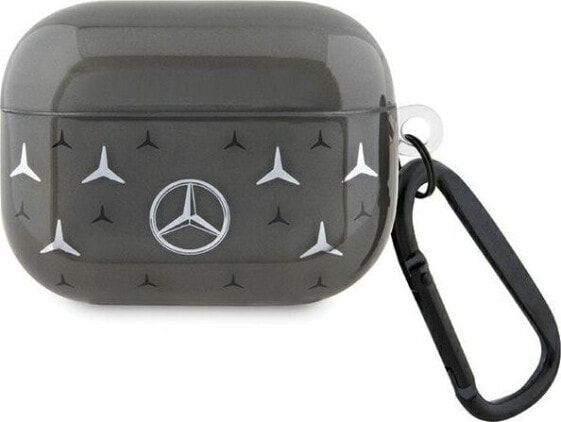 Mercedes Mercedes Large Star Pattern - Etui AirPods Pro (czarny)