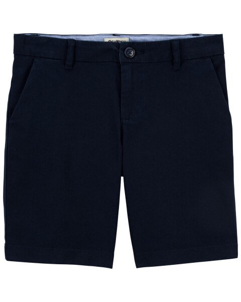 Kid Stretch Chino Shorts 8