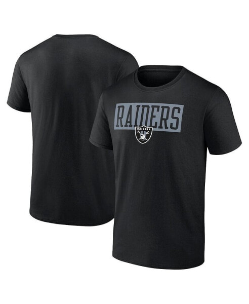 Men's Black Las Vegas Raiders Head to Beat T-Shirt