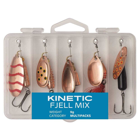 Приманки Kinetic Fijell Mix Spoon 9г Multicolour