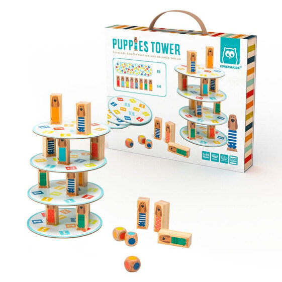 EUREKAKIDS Puppies tower strategy game