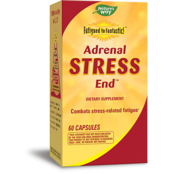 Nature's Way Fatigued to Fantastic! Adrenal Stress-End Комплекс против стресса и усталости 60 капсул