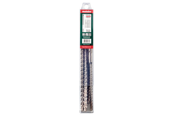 Metabo 626246000 - Rotary hammer - Drill bit set - Right hand rotation - Carbide - SDS Plus - Stainless steel