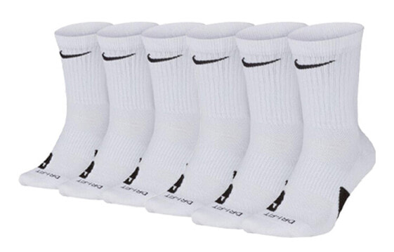 Носки Nike средней высоты для мужчин в белом цветеSX7627-100