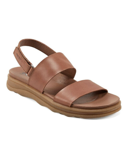 Women's Leah Round Toe Strappy Casual Flat Sandals