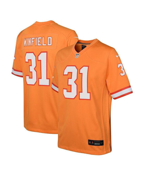 Big Boys Antoine Winfield Jr. Orange Tampa Bay Buccaneers Throwback Game Jersey