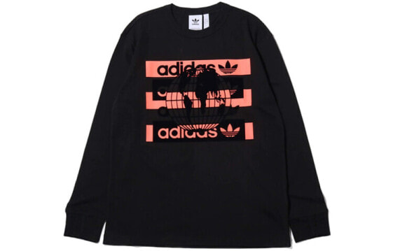 Толстовка adidas originals трехлистник Fs Grp Ls черная