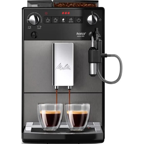 Kaffeemaschine MELITTA Avanza F270-100 1,5 l Wassertank 250 g Bohnentank 1450 W Titangrau