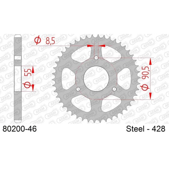 AFAM 80200 rear sprocket