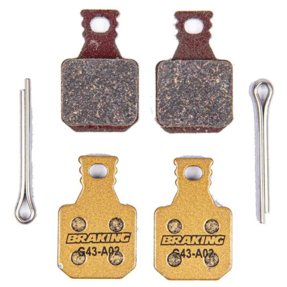 BRAKING Magura MT5/MT7 carbon-metallic disc brake pads 2 pairs