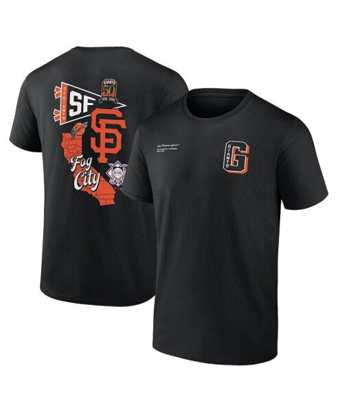 Men's Black San Francisco Giants Split Zone T-Shirt