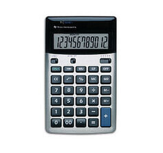 Texas Instruments TI-5018 SV калькулятор Настольный Базовый Черный, Серебристый 5018/FBL/12E1/A