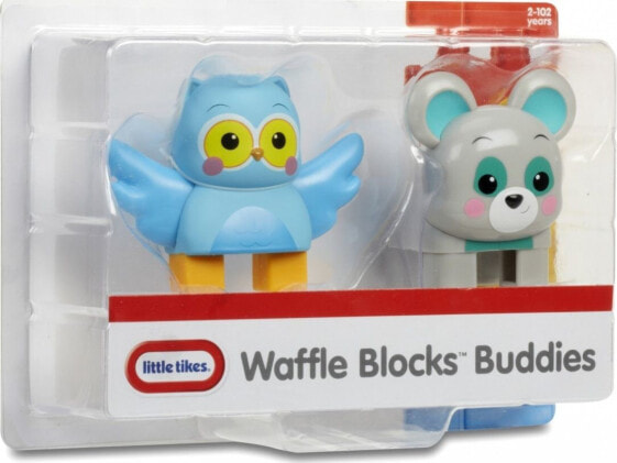 Figurka Little Tikes Figurki WAFFLE BLOCKS 2-pak Sowa i niedźwiedź