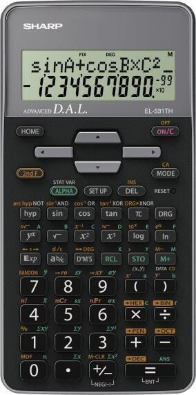 Kalkulator Sharp EL-531TH szary Box (SH-EL531THGY)