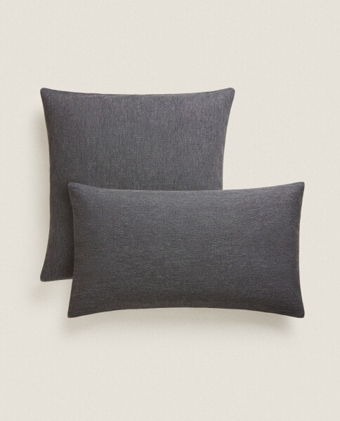 Plain cushion cover