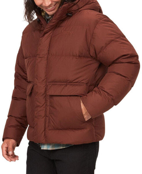 Men's Stockholm Quilted Full-Zip Hooded Down Jacket