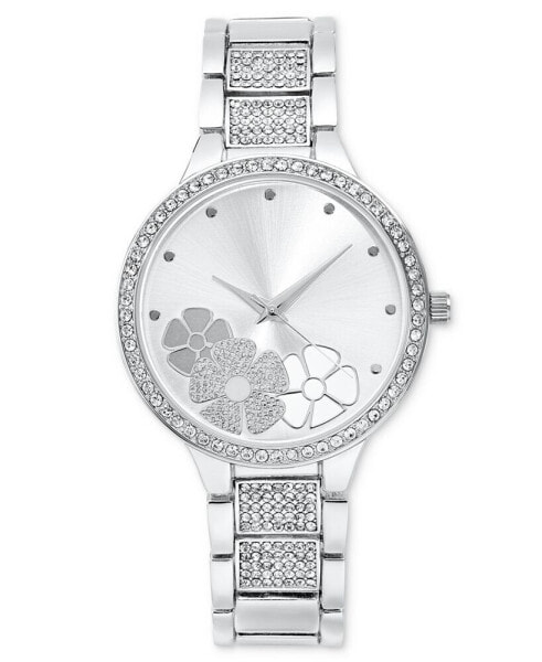 Часы и аксессуары I.N.C. International Concepts Женские наручные часы на браслете Silver-Tone 37мм, Созданные для Macy's