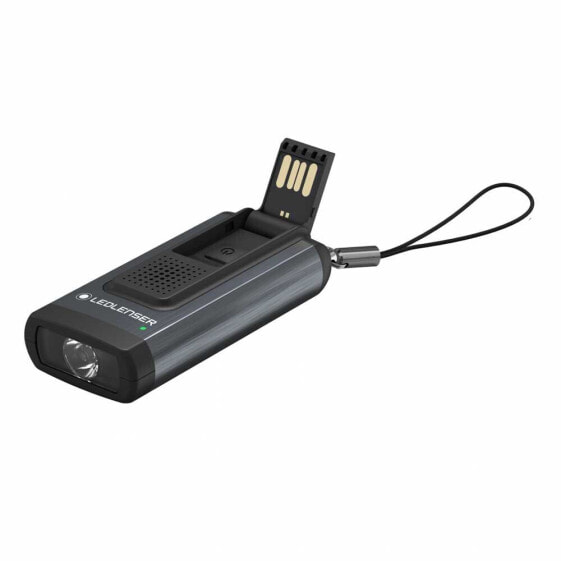 LED LENSER K46R Safety Memory 4GB Rechargeable Flashlight Keychain