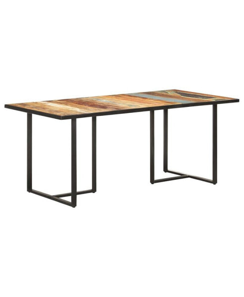 Dining Table 70.9" Solid Reclaimed Wood