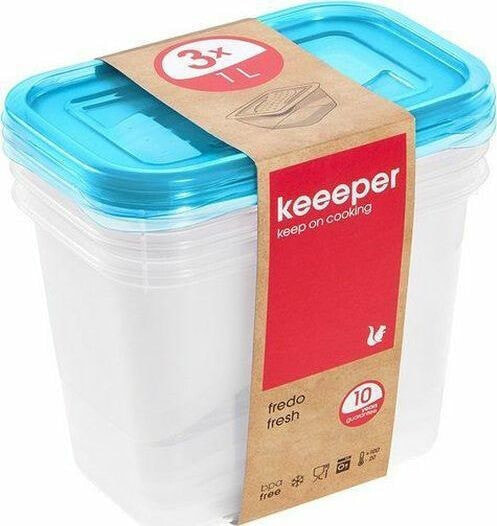 Контейнеры для хранения продуктов OKT Keeeper Fredo Fresh 3x1л 3067.