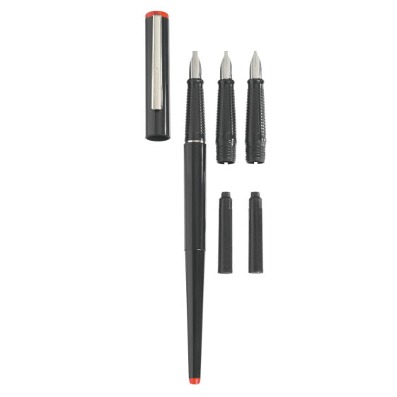 Herlitz 8623001, Black, 5 pc(s), Ballpoint pen + Fountain pen