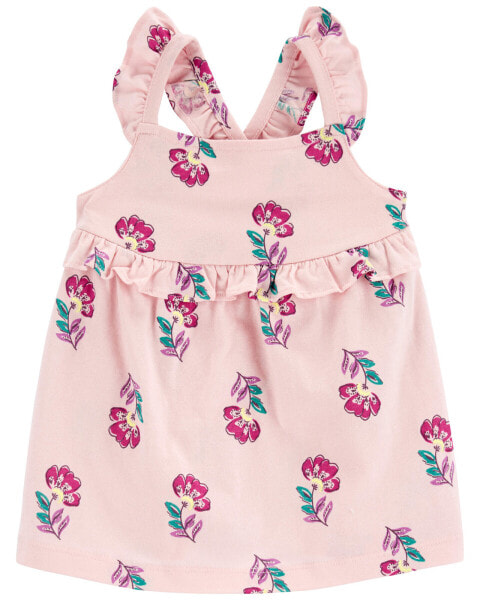 Baby Sleeveless Cotton Dress 6M