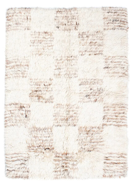 Hochflor Teppich - 243 x 172 cm - beige