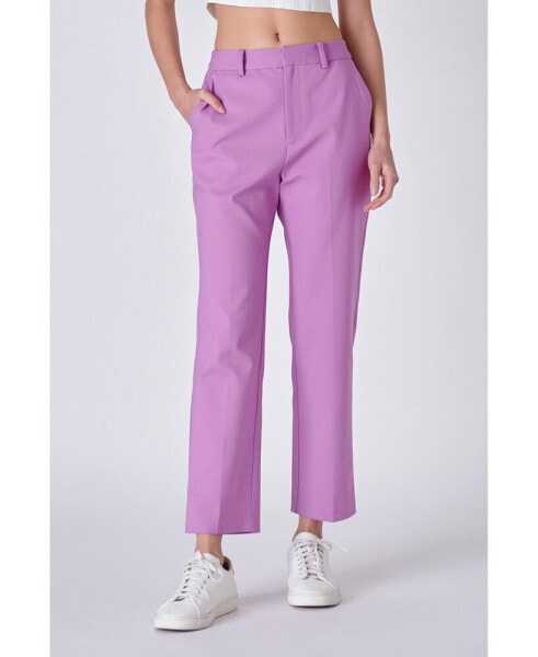 Women's Slim Cigarette Trousers