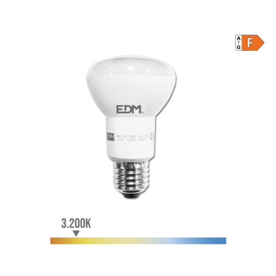 Лампочка светодиодная EDM отражающая F 7 W E27 470 lm Ø 6,3 x 10 см (3200 K)