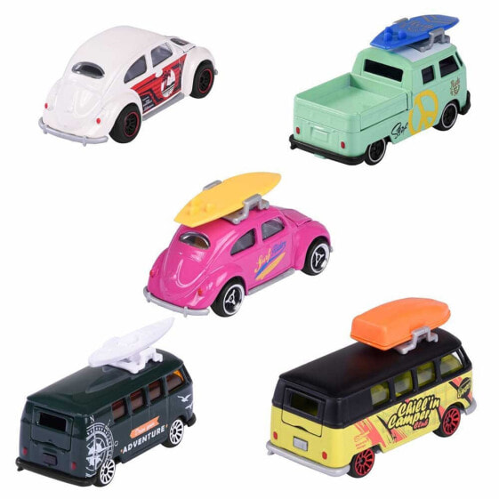 MAJORETTE Vw The Originals Giftpack 5 Volkswagen Vehicles