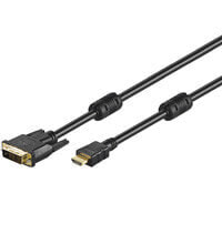 Wentronic MMK 630-500 G 5.0m (HDMI-DVI) - 5 m - HDMI - DVI-D - Male/Male