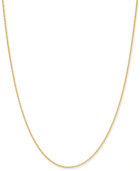 Macy's giani Bernini Thin Rope Chain 16" Necklace (1.5mm) in 18k Gold-Plate Over Sterling Silver, Created for (Also in Sterling Silver)