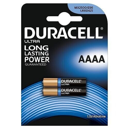 DURACELL Battery Mn2500 Lr61-Aaaa 1.5 V Pack 2 Batteries