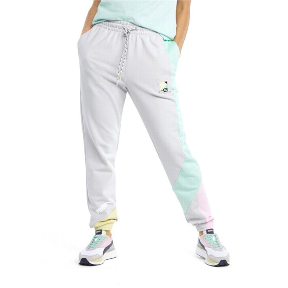 Брюки женские PUMA International Track Pants серого цвета Casual Athletic Bottoms 531659-09